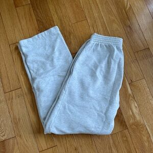 TNA Light Gray CozyAF Sweatpants
